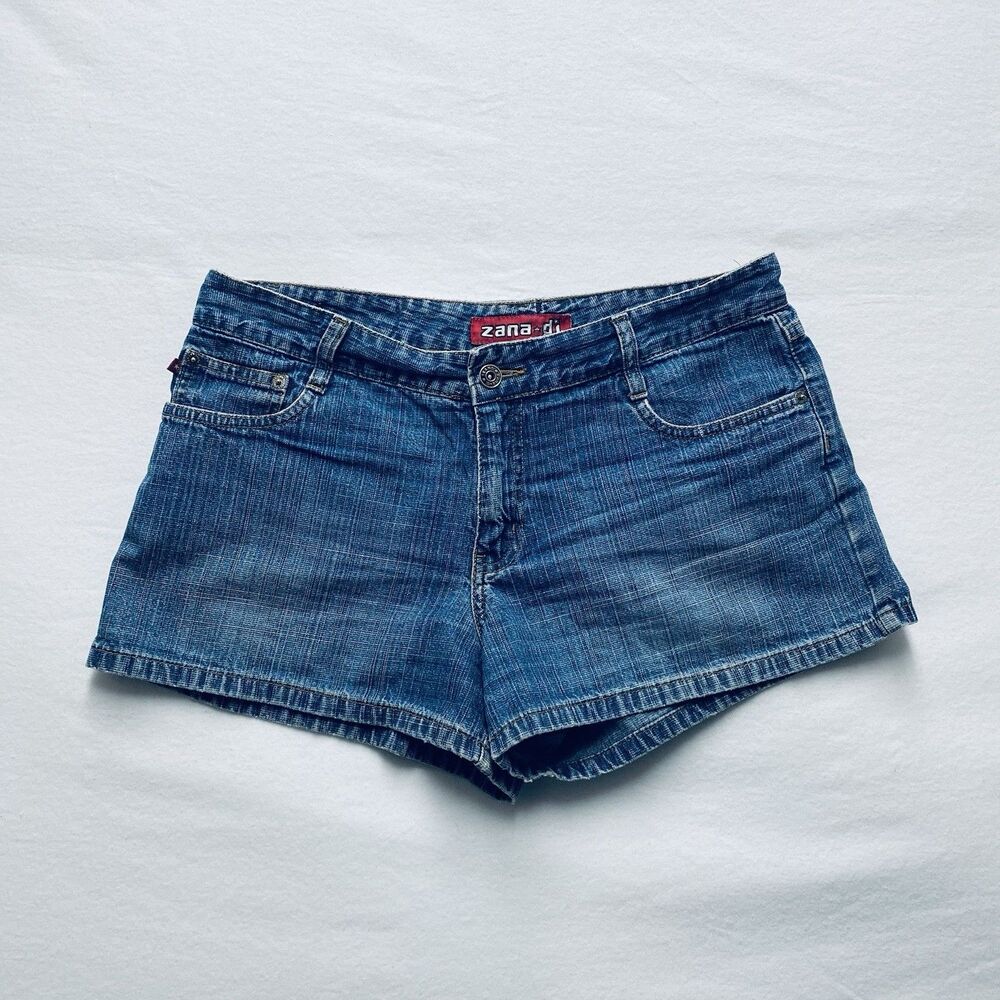 Zana Di Junior Size 11 Blue Denim Jean Shorts Y2K Vintage